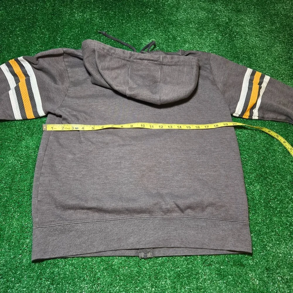 NFL Pittsburgh Steelers Women's Majestic Full-Zip Fleece Hoodie Sweatshirt - Picture 5 of 6